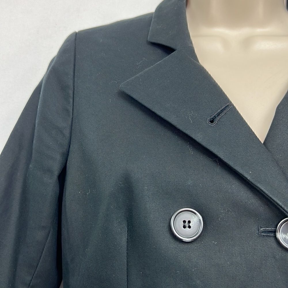 Loft Black Double Breasted Blazer 4P EUC - Picture 5 of 11